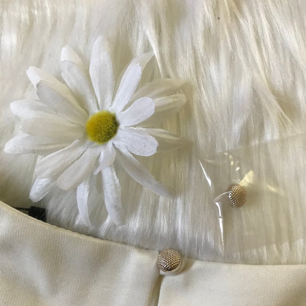 NWT Ro & De Bodycon Cocktail Dress in Ivory, S - Picture 12 of 15